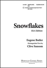 Snowflakes SSA choral sheet music cover